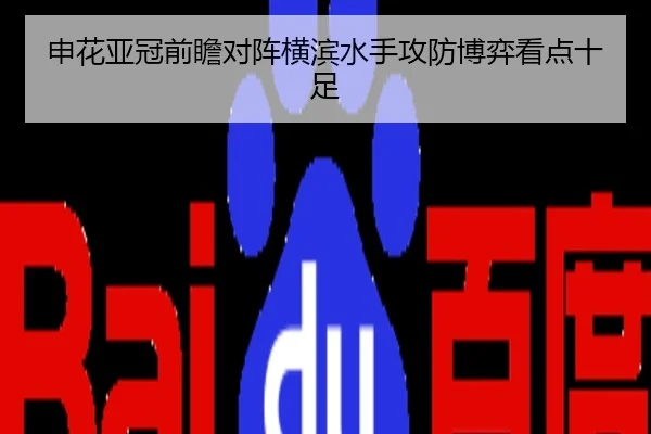 申花亚冠前瞻对阵横滨水手攻防博弈看点十足